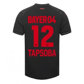 Bayer Leverkusen Edmond Tapsoba #12 Replika Hjemmebanetrøje 2023-24 Kortærmet